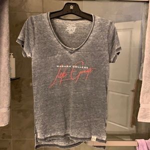 Women’s Wabash College Vintage Washed Tee - M